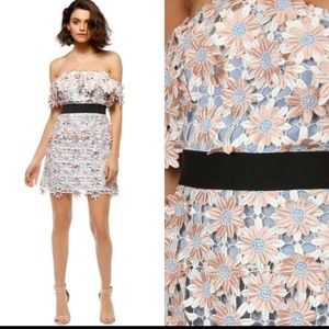 Self Portrait 3D Floral Lace Dress UK14 US10